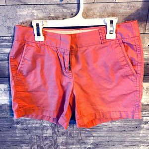 👍JCrew ChinoPeach shorts size 0